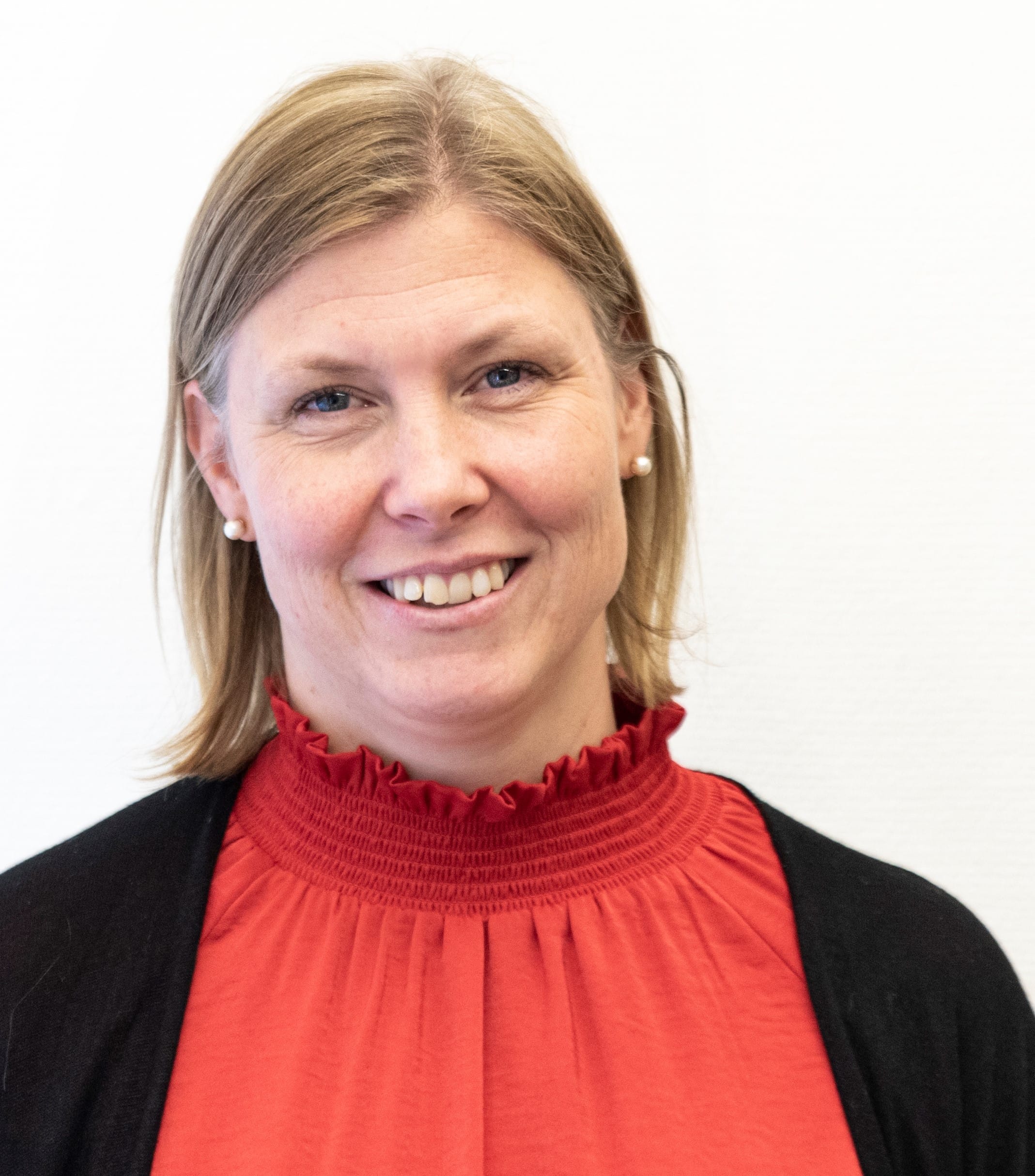 Porträtt inomuhs på styelsens ordförande 2023, Katarina Borgstrand